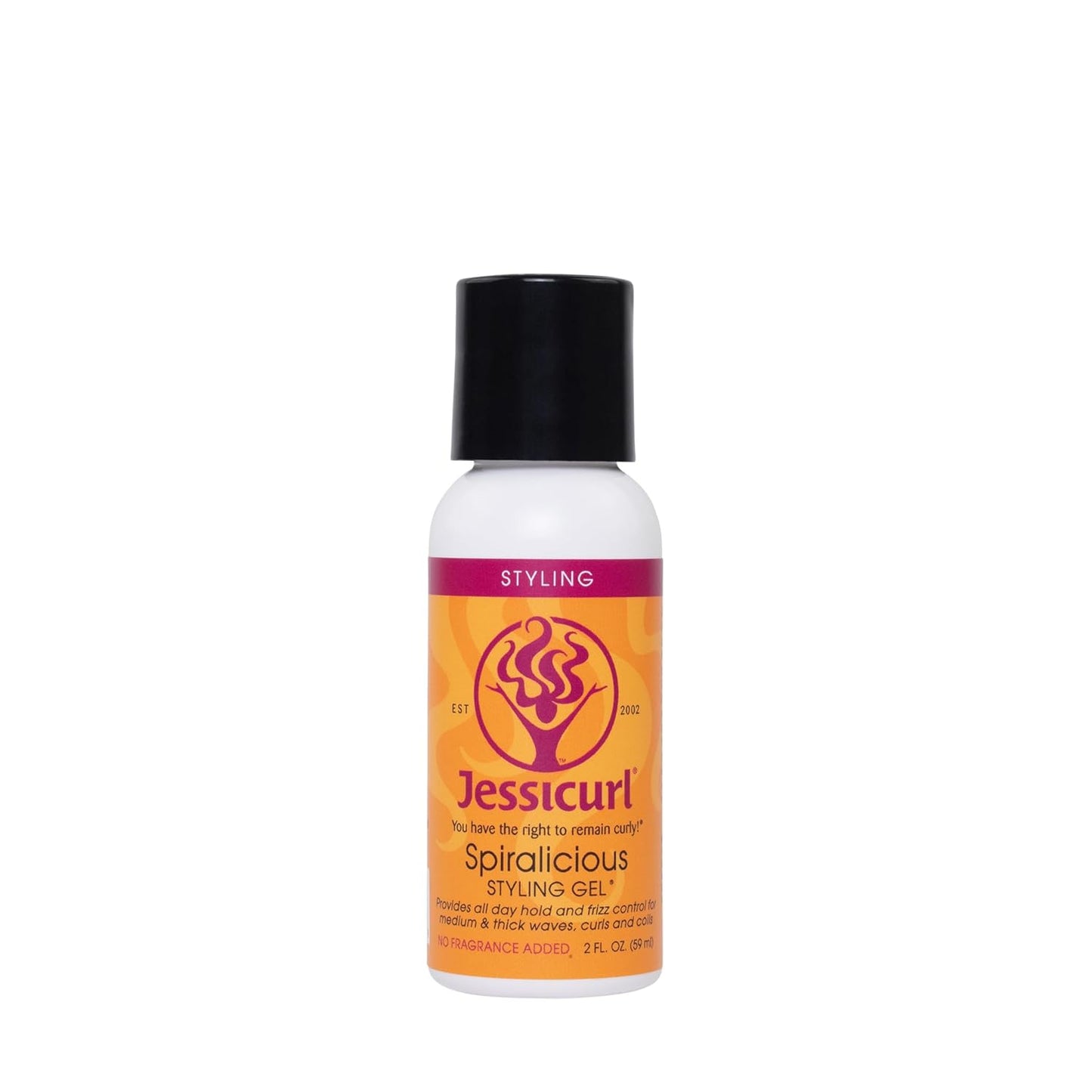 Jessicurl Spiralicious Gel - Citrus Lavender Curl Defining Gel for Frizz Control | 32 Fl Oz, All Hair Types