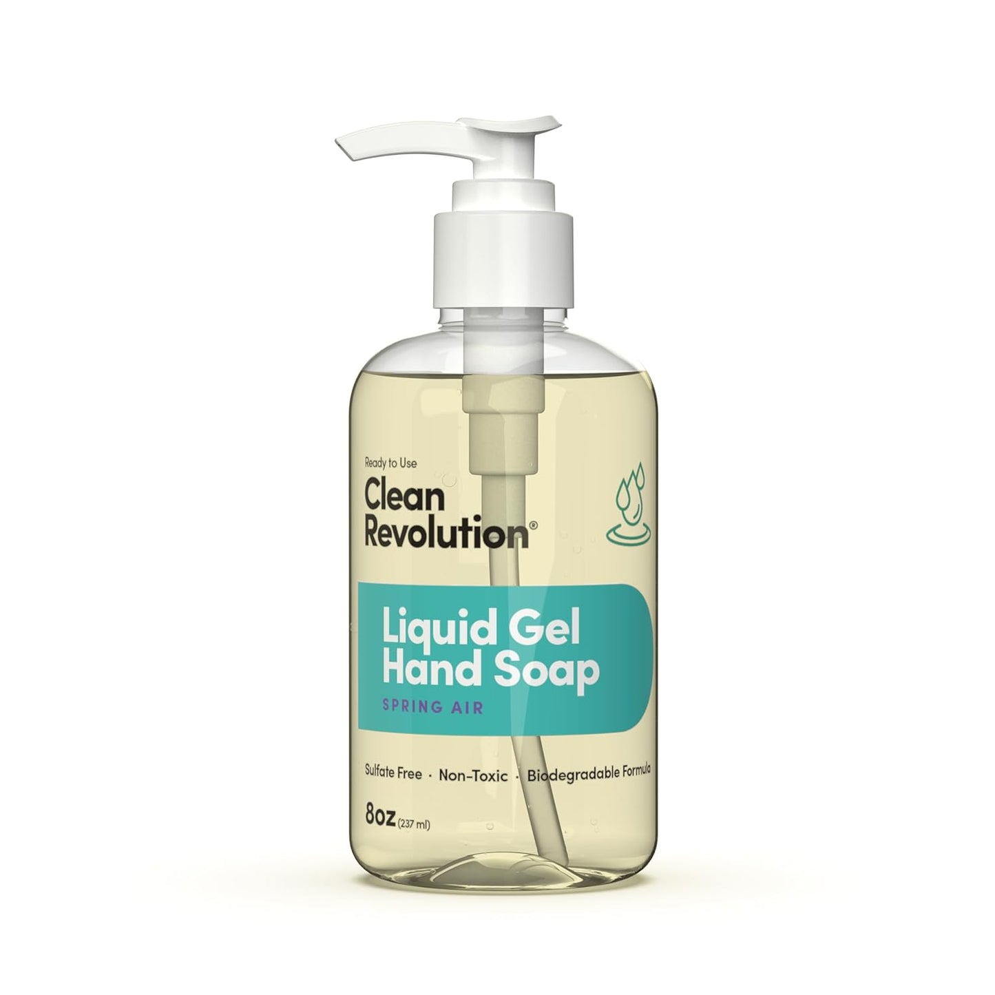 Liquid Gel Hand Soap - Natural Lavender Essential Oils | Silky Rich, Quick Lather, 128 Fl Oz