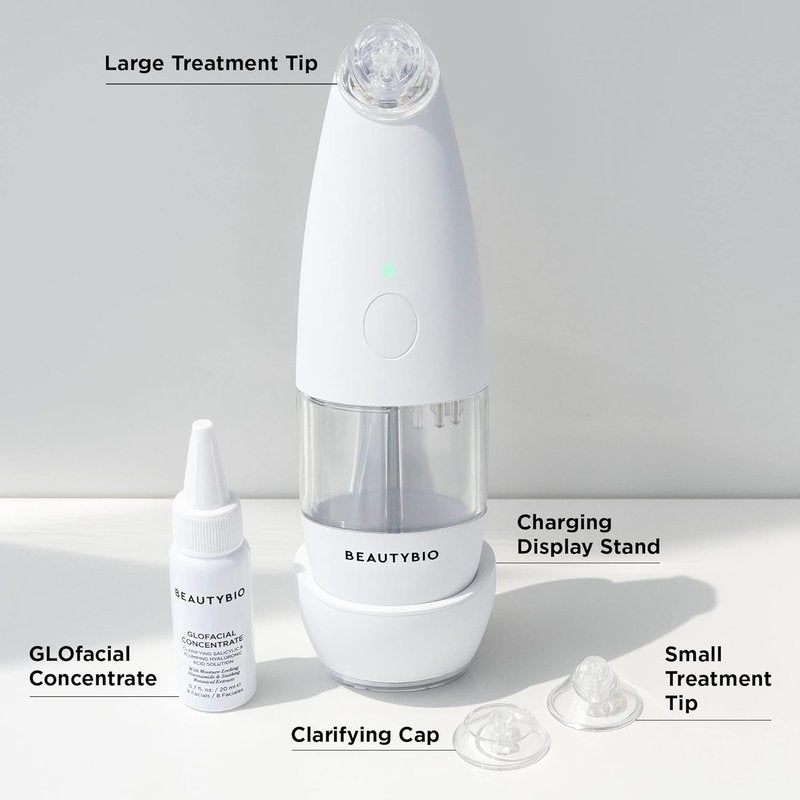 GLOfacial Pore-Cleansing Facial Tool - At-Home Hydration Device for Radiant Skin