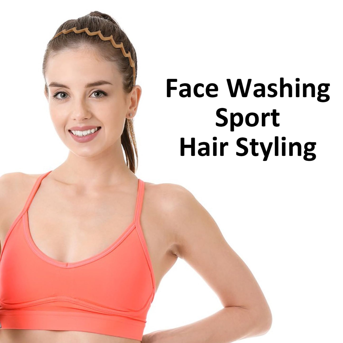 Trendy Zigzag Headbands for Women - 3PCS Plastic Wavy Hair Accessories | Spiky Claw Design