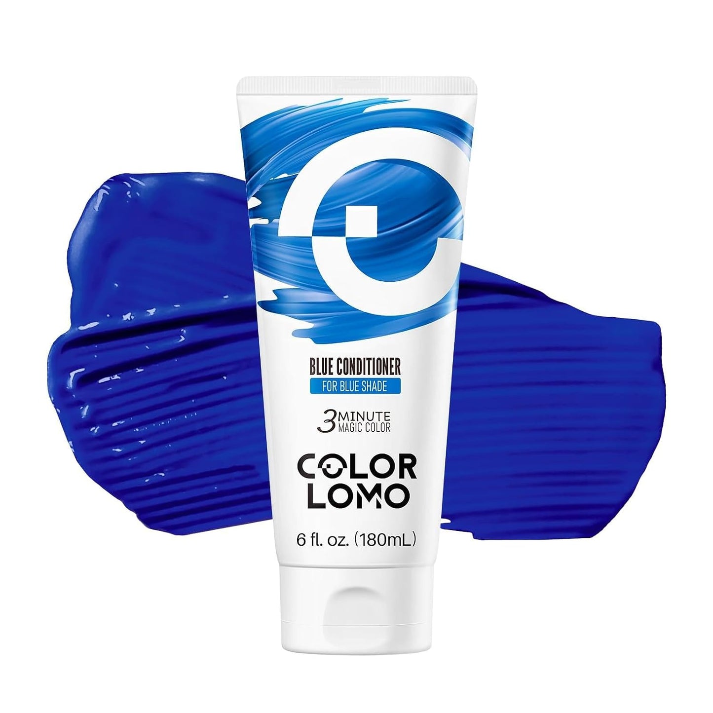 Color Depositing Conditioner for Bleached Hair - Hydrating Shea Butter & Almond Oil, 6oz | Blue