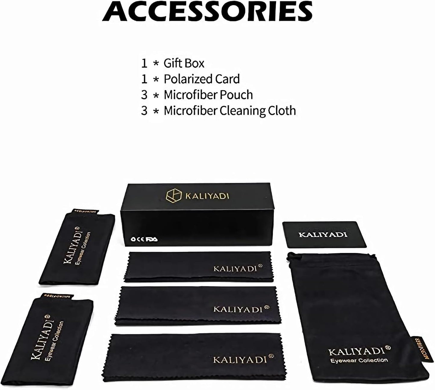 KALIYADI Polarized Sunglasses - Matte Finish, UV Blocking, Color Mirror Lenses | 3-Pack for Men & Women