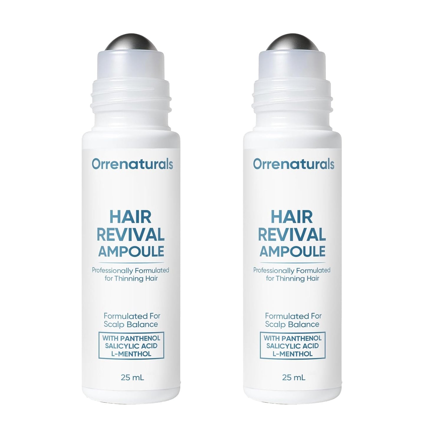 Hair Revival Serum - Orrenaturals Hair Growth Ampoule for Thicker, Stronger Hair | 1 Count