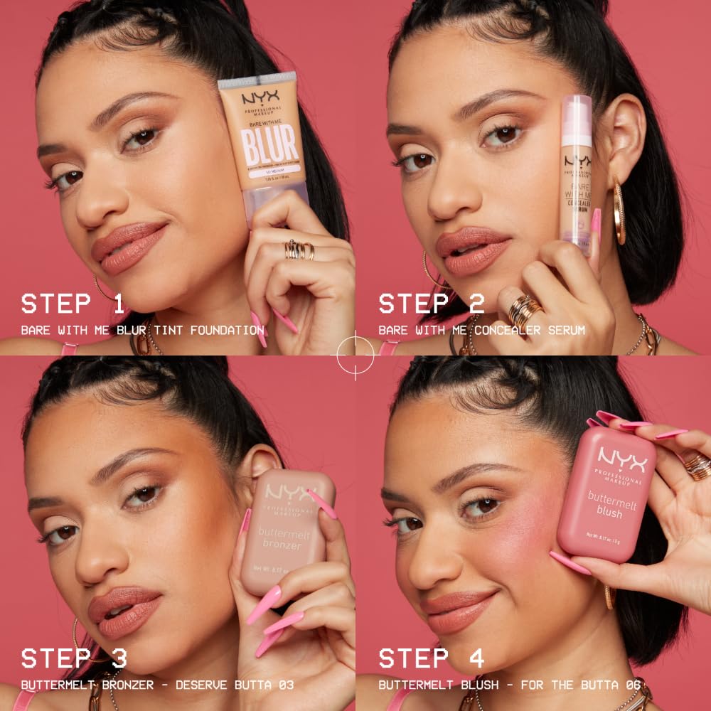 Buttermelt Powder Blush - Fade & Transfer-Resistant Vegan Formula | Up to 12HR Wear