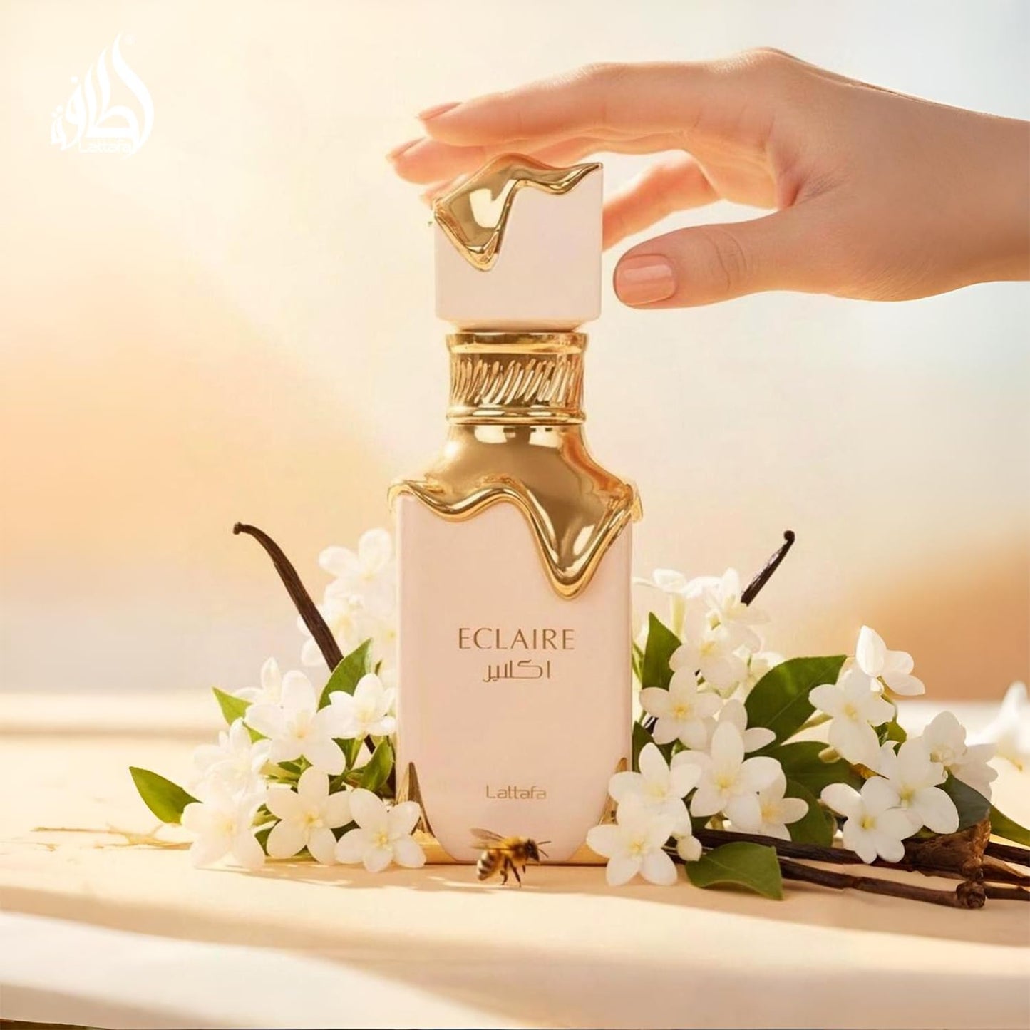 Lattafa Eclaire Vanilla & Caramel Eau de Parfum - Long-Lasting Floral Fragrance for Women | 3.4 oz / 100 ml