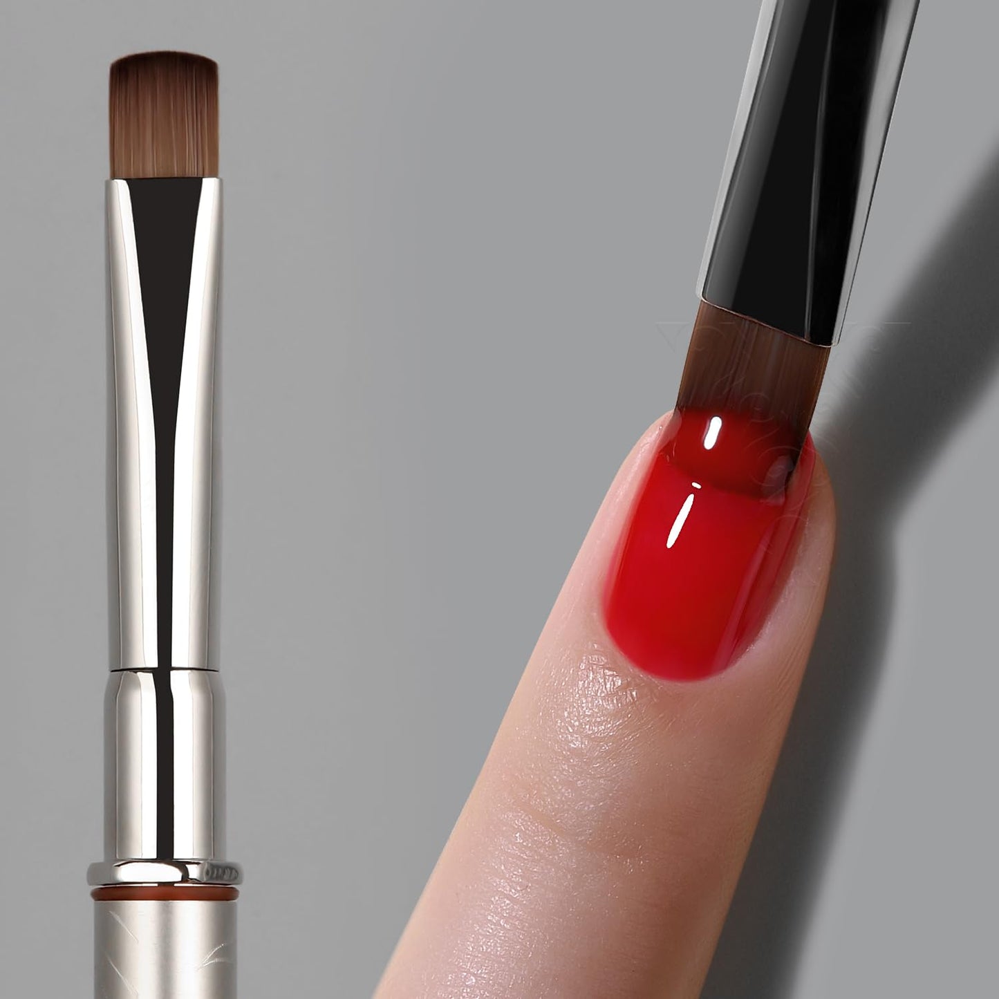 EliteAlly Nail Art Brushes - 12mm Slim Liner Brush for Professional Nail Art Design | Perfect for Manicure Painting