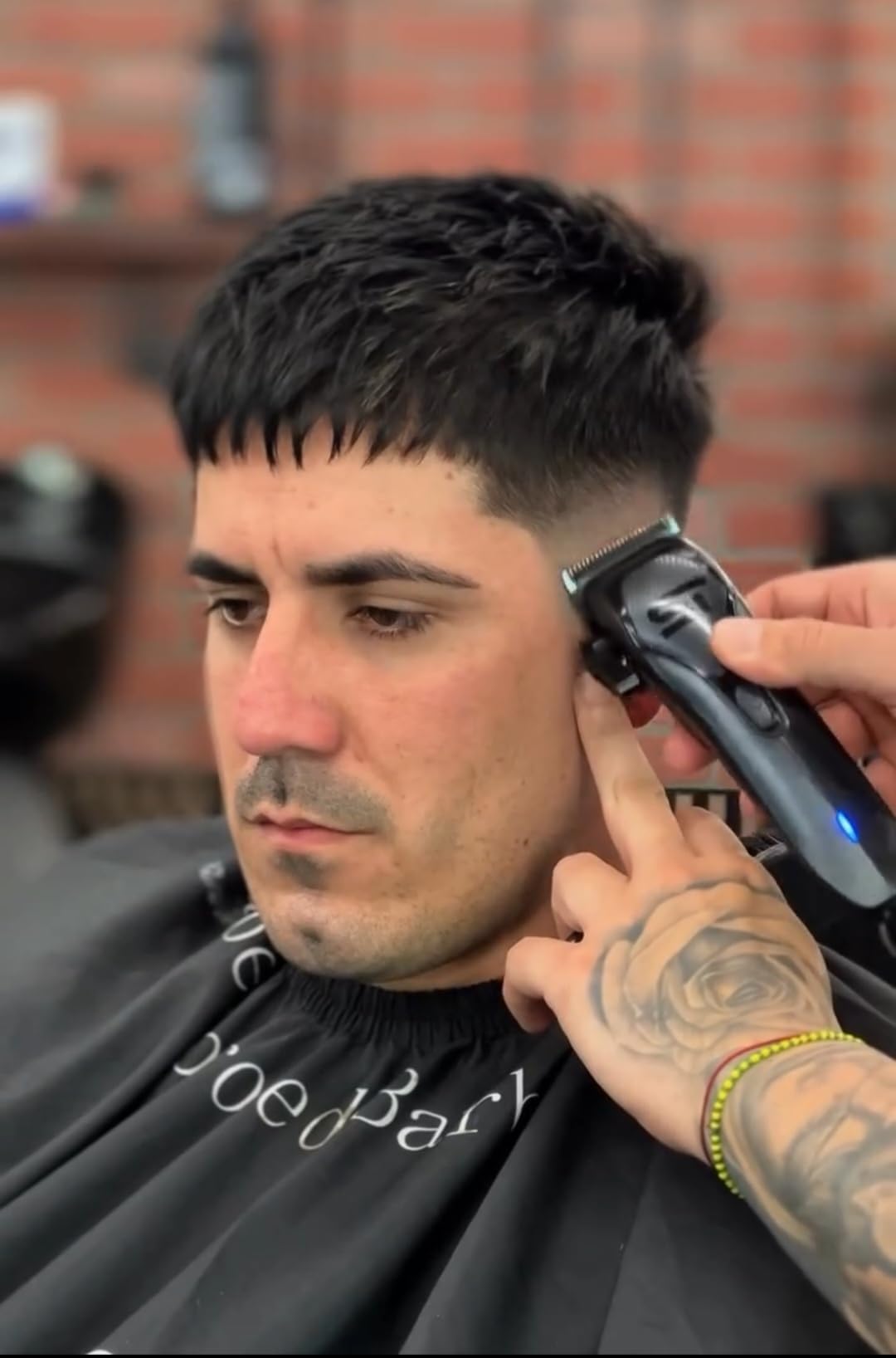 Supreme Trimmer Darkstar 72 Clipper with Magnetic Vector Motor | 180 Min Run Time, 9000 RPM Barber Hair Clipper | Low Noise, Professional Clipper DLC Blades | STC72