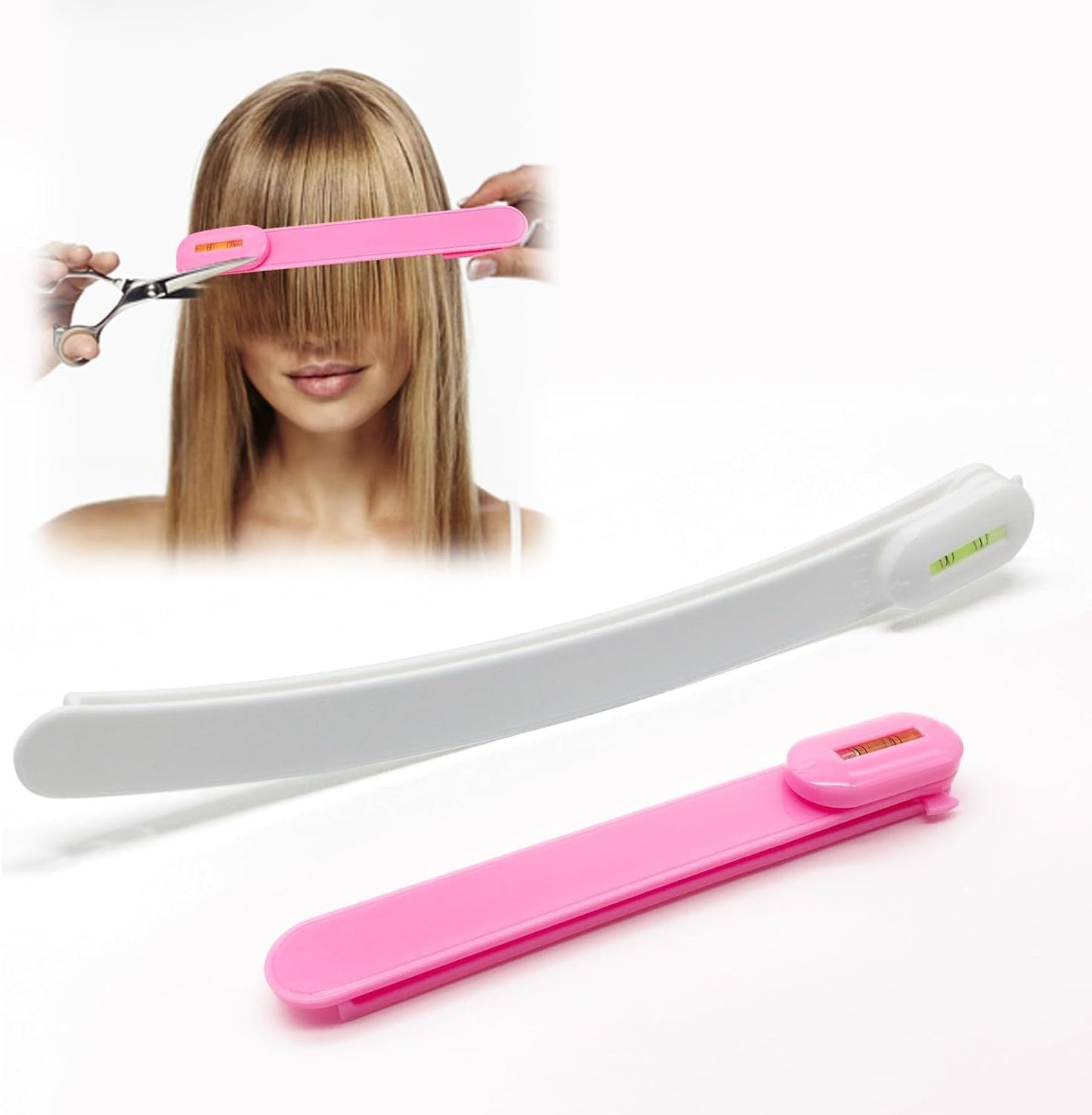 TagRecove Professional Hair Cutting Kit for Women Gifts, Easy-to-Use Split Ends Hair Trimmer, DIY Home Hair Cutting Tools for Bangs, Layers, Bobs, Practical Hair Cutting Clip, Pink