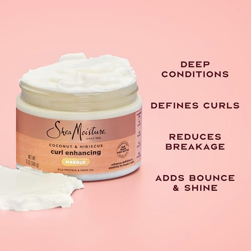 Shea Moisture Coconut & Hibiscus Hair Mask for Curly Hair 11.5oz
