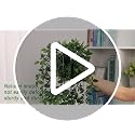 Faux Mandala Vines Hanging Plant with Pot – 21in Artificial Greenery for Indoor & Outdoor Décor