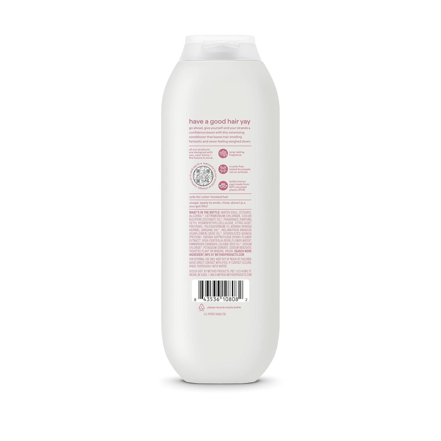 **Volumizing Conditioner for Thicker, Fuller Hair | Pure Peace - Sulfate-Free, Paraben-Free, 13.5 oz**
