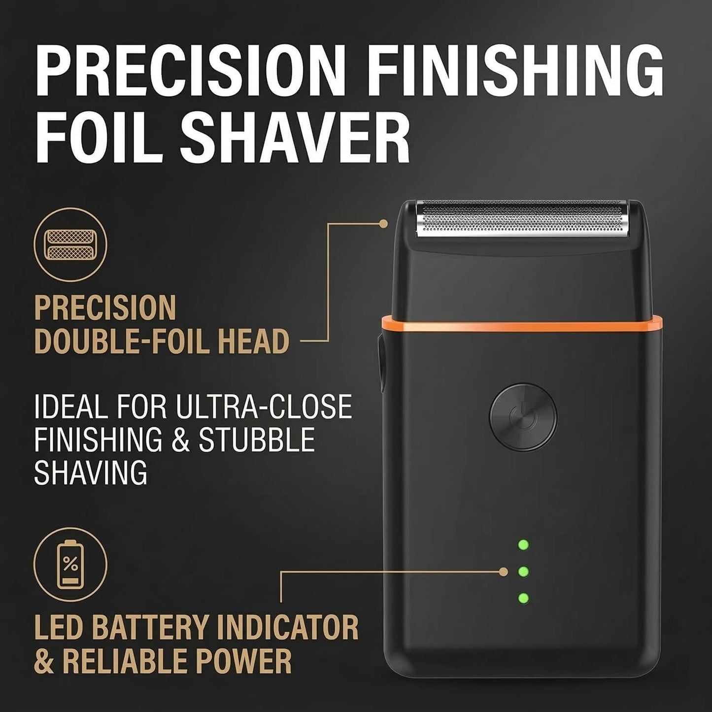 WAIKIL Men's Hair Clippers Set,Cordless Hair Trimmer & Foil Shaver Kit with LCD Display,Professional Barber Clippers for Men,Beard Trimmer,T-Outliner,Rechargeable Grooming Kit with Guide Combs