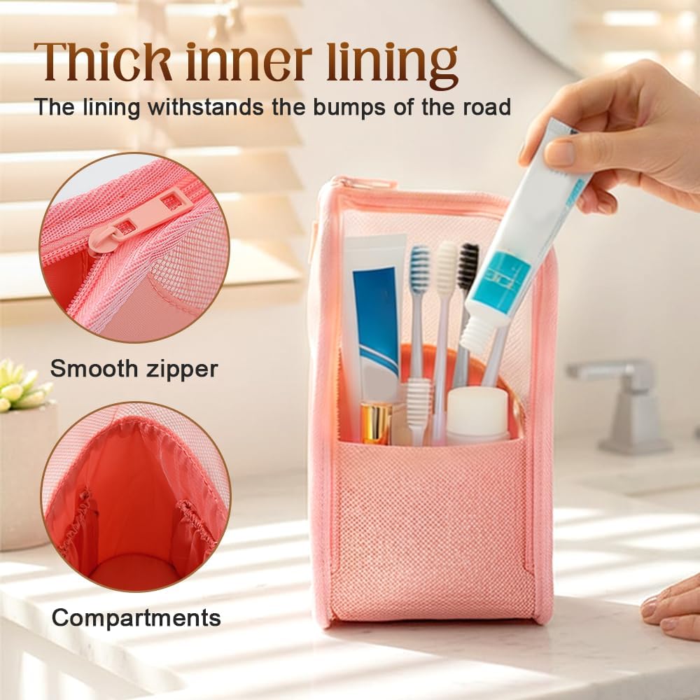 Portable Travel Toiletry Bag - Lightweight Waterproof Organizer | Black