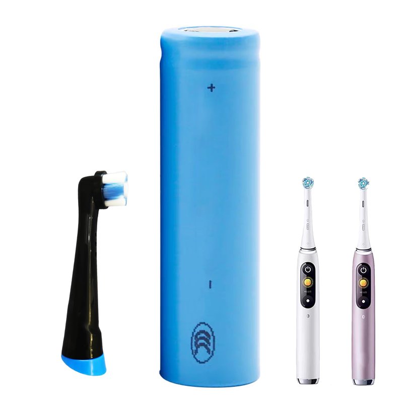 Nzzz [1250mAh] Replacement Battery for Braun Oral-B iO Series iO10 iO9 iO8 iO7 iO6 Toothbrush Model 3768 (Please Verify Compatibility Before Purchase) Without Nickel Tabs Battery NiMH