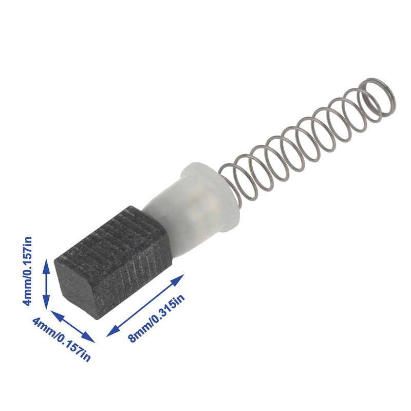 Micro Traders 4pcs Clipper Carbon Brush Spring Assemblies Compatible with Oster Hair Clipper Compatible with Oster A5 Classic 76 Classic 97 Repair Parts