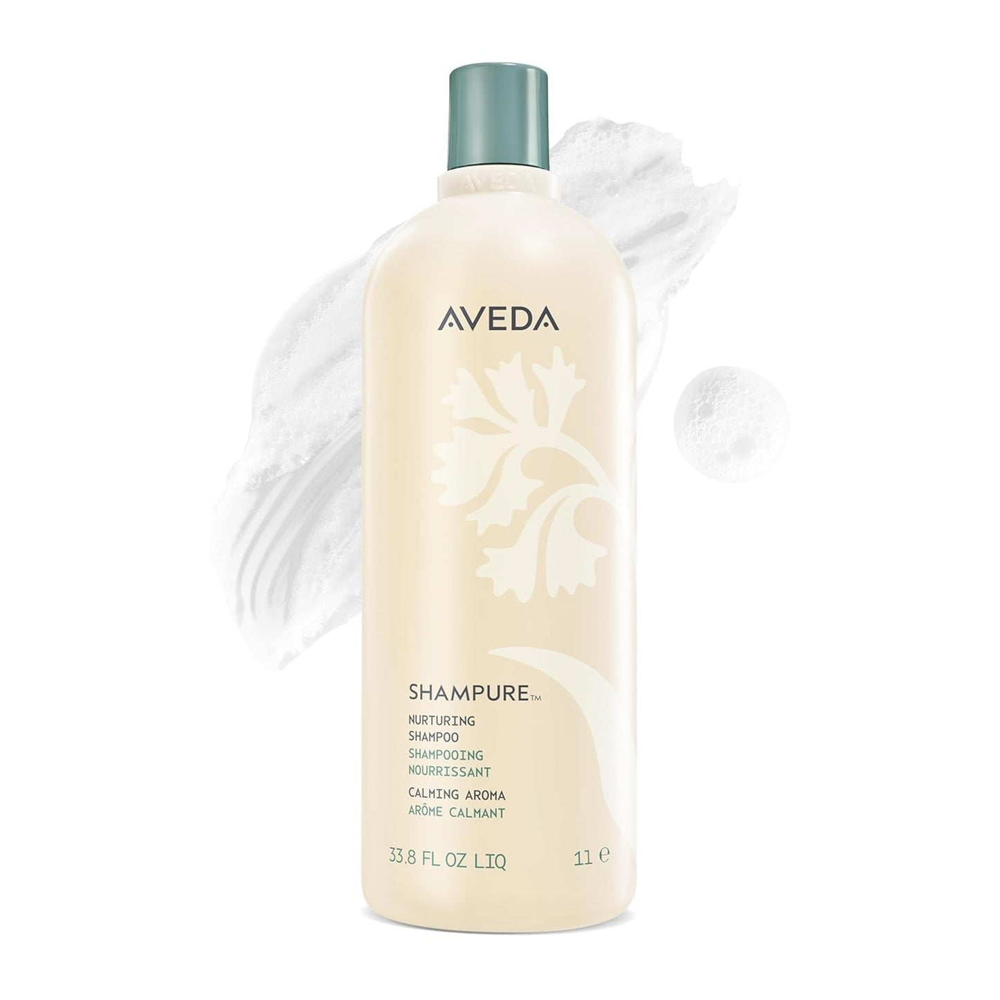 Aveda Shampure Nurturing Shampoo - Gently Cleanses & Nourishes Fine to Medium Hair | Lavender & Ylang Ylang Aroma | 96% Naturally Derived