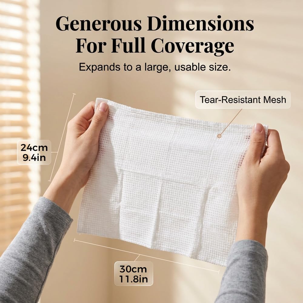 Compressed Towels 30 Pack, 2026 New Portable Travel Towels, Soft Compressed Face Towels for Camping, Compact Coin Tissues for Outdoor Use, Disposable Face Towel for Travelers (Pink, 30 Pcs)