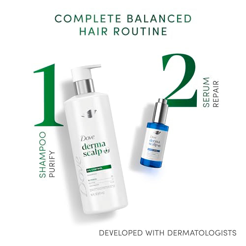 Dove Derma Scalp Dandruff Relief Serum 2oz | Hydrating 3-in-1 Treatment