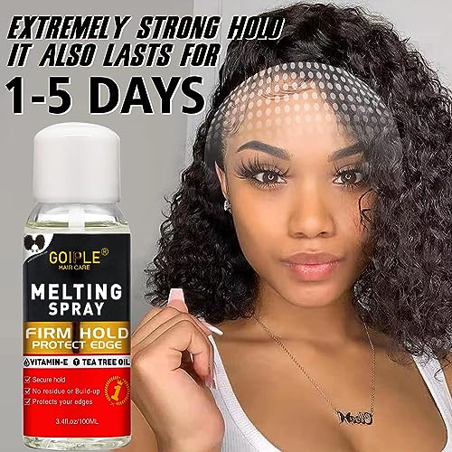 Glueless Lace Melting Spray Kit for Wigs & Extensions - Strong Hold