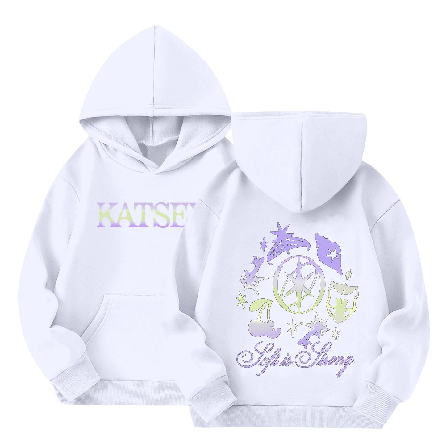Katseye Hoodie for Teen Girl Kids Music Album Katseye Merch Sweatshirt Casual Long Sleeve Hoodied for 2-14 Years