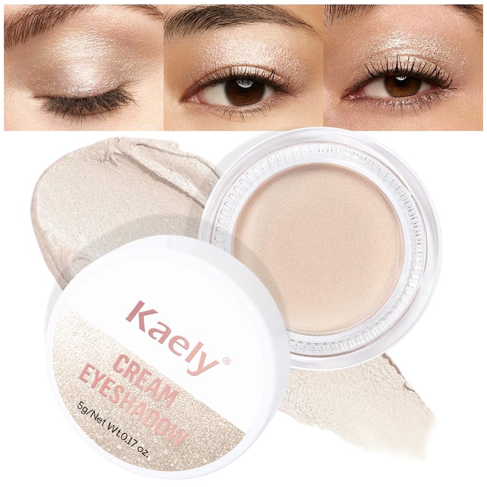 Matte Cream Eye Shadow Palette - Highly Pigmented Monochrome Colors | Waterproof & Blendable for Mature Skin