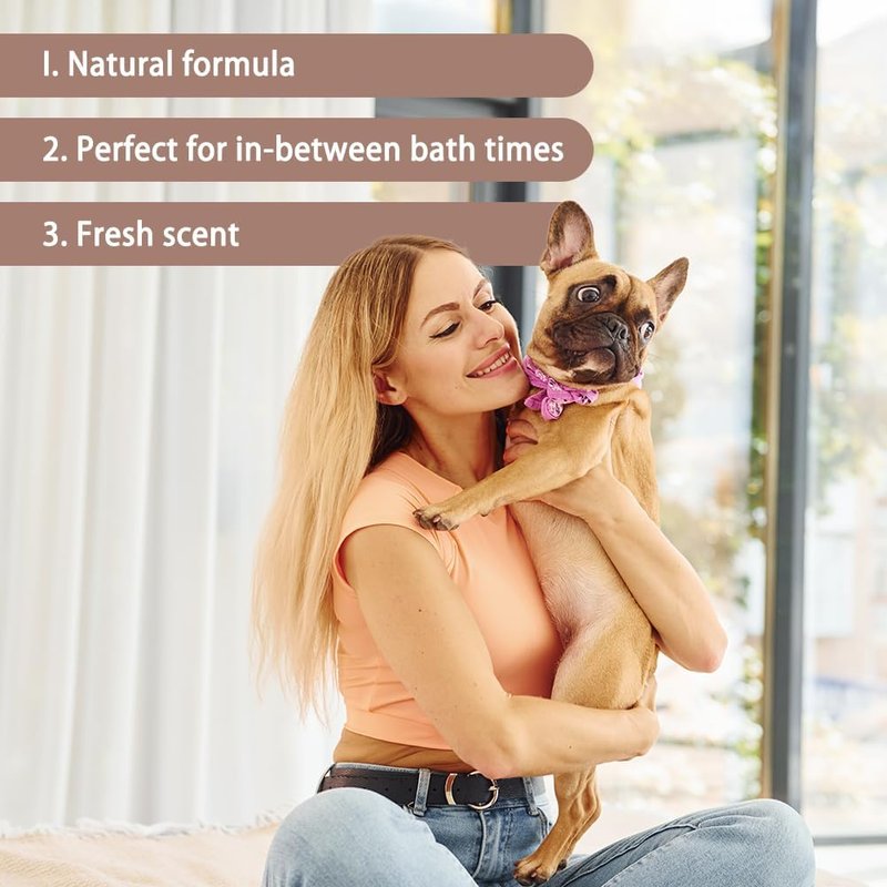 AOMIG Dog Detangler Spray - Natural Leave-In Conditioner for All Coat Types | Coconut Scent, 6.7 Fl Oz