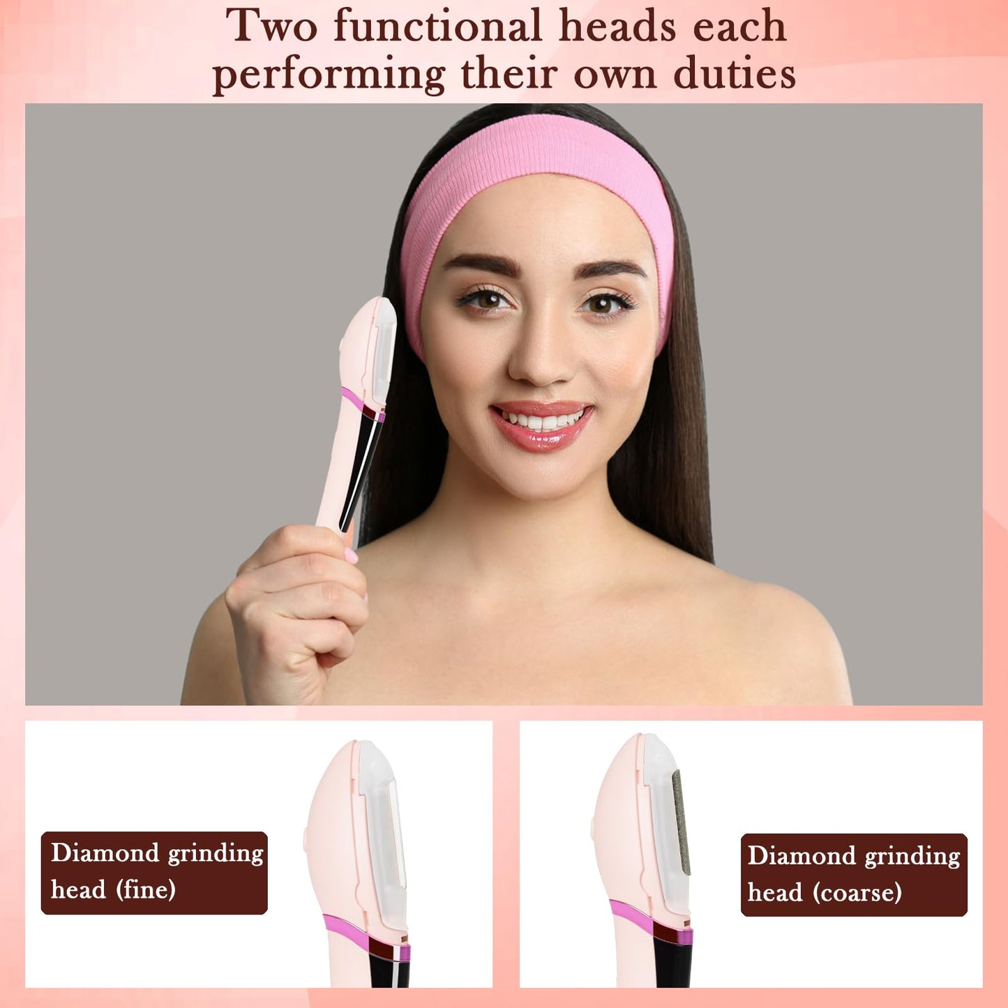 DSHKISK Sonic Facial Dermaplane Razor for Women Smooth Flawless Face hair Peach Fuzz Remover Exfoliante Rechargeable 3 Speeds Adjustable with LED Light