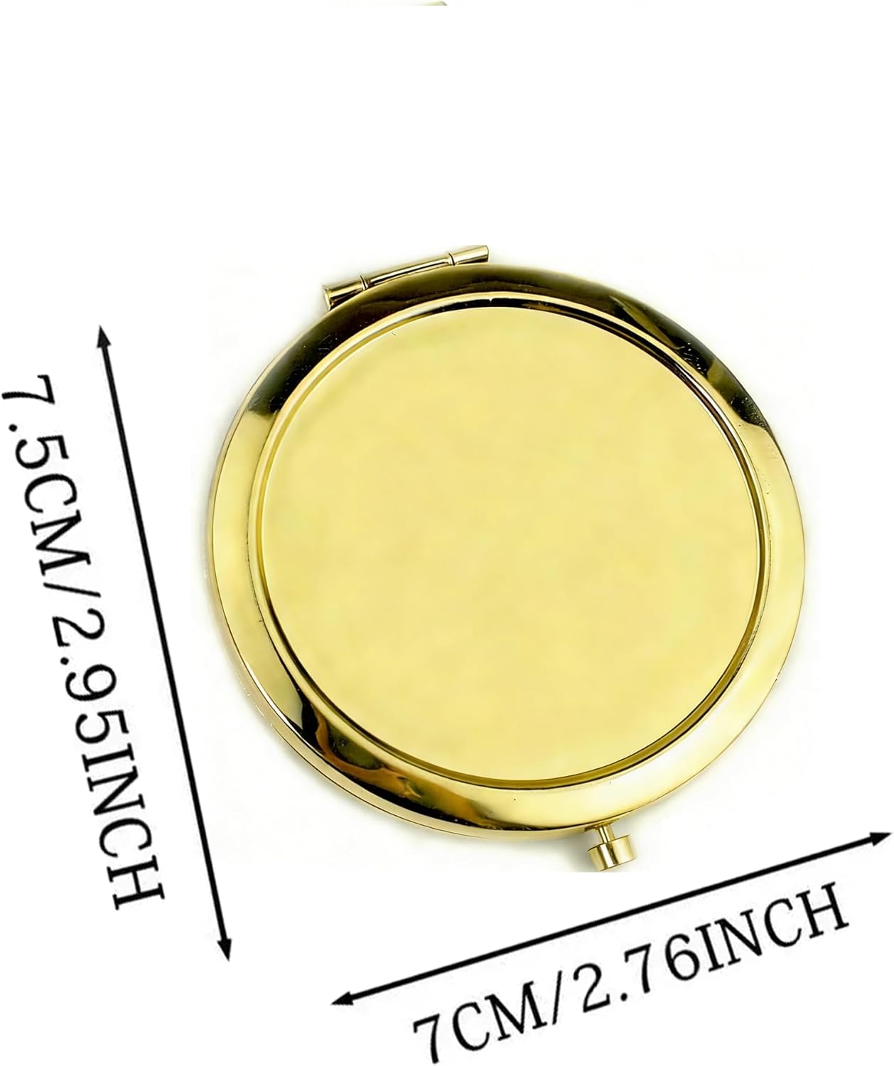 Custom Engraved Floral Compact Mirror - Personalized Bridesmaid Gift | Monogrammed Pocket Mirror for Weddings
