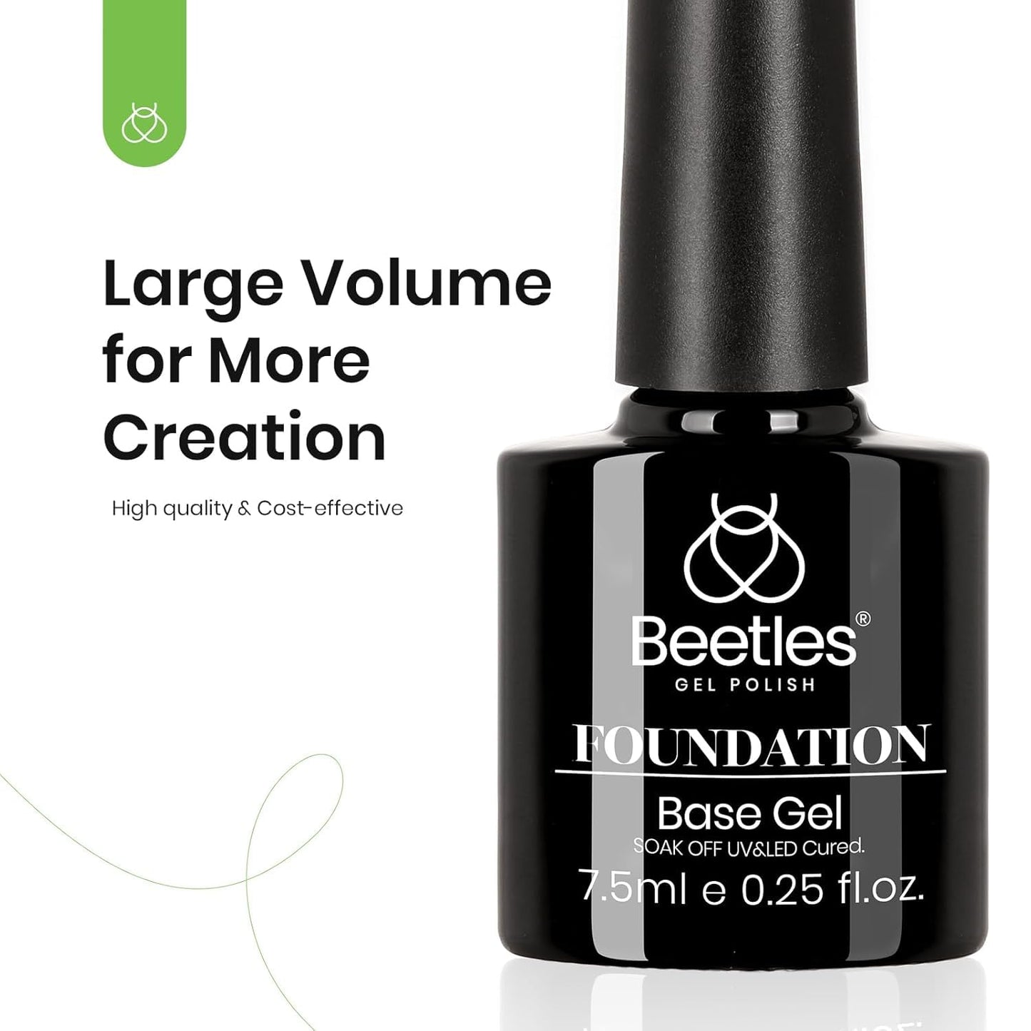 Beetles Builder Gel Set - 3Pcs 7.5ml Soak Off Transparent Nail Strengthener for DIY | Long Lasting Shine Finish