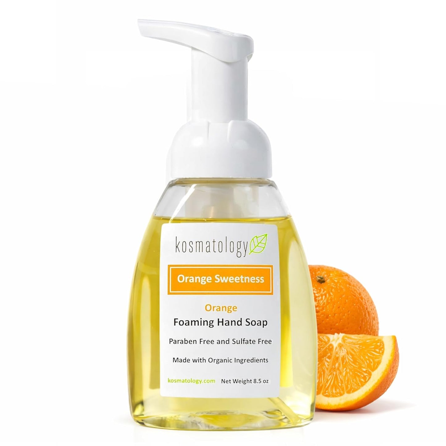 Organic Foaming Hand Soap - Botanical Bliss Lavender-Eucalyptus | Moisturizing Essential Oil Wash (8.5 fl oz)