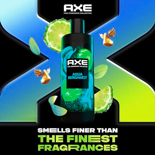 AXE Fine Fragrance Collection Aqua Bergamot Body Wash for Men, 18 oz