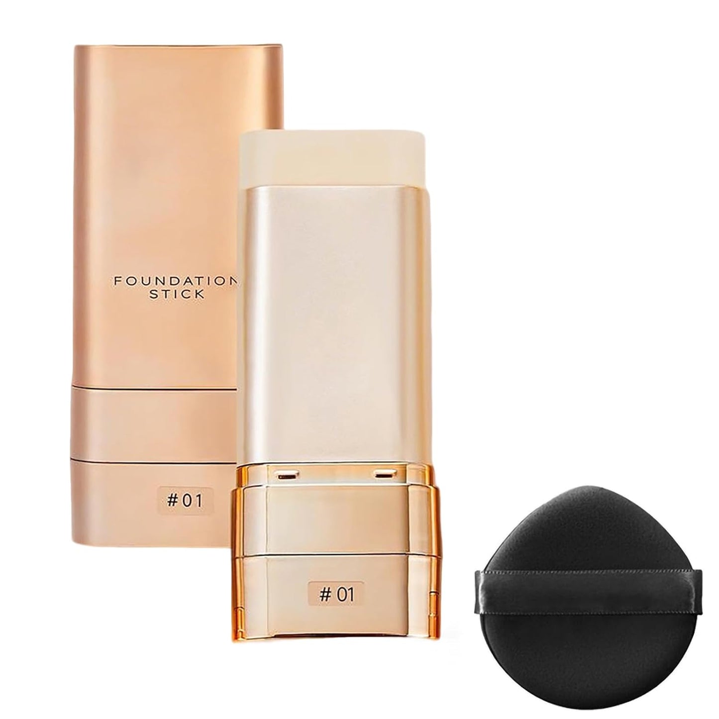 Luminous Dual-Ended Concealer Foundation Stick - Full Coverage 2-In-1 Contouring Cream | Flawless Finish #01