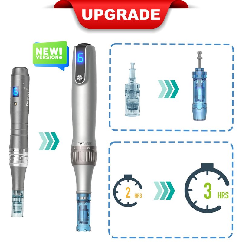 Dr. Pen M8S Microneedling Pen - 0.25mm Needle Length for At-Home Skincare