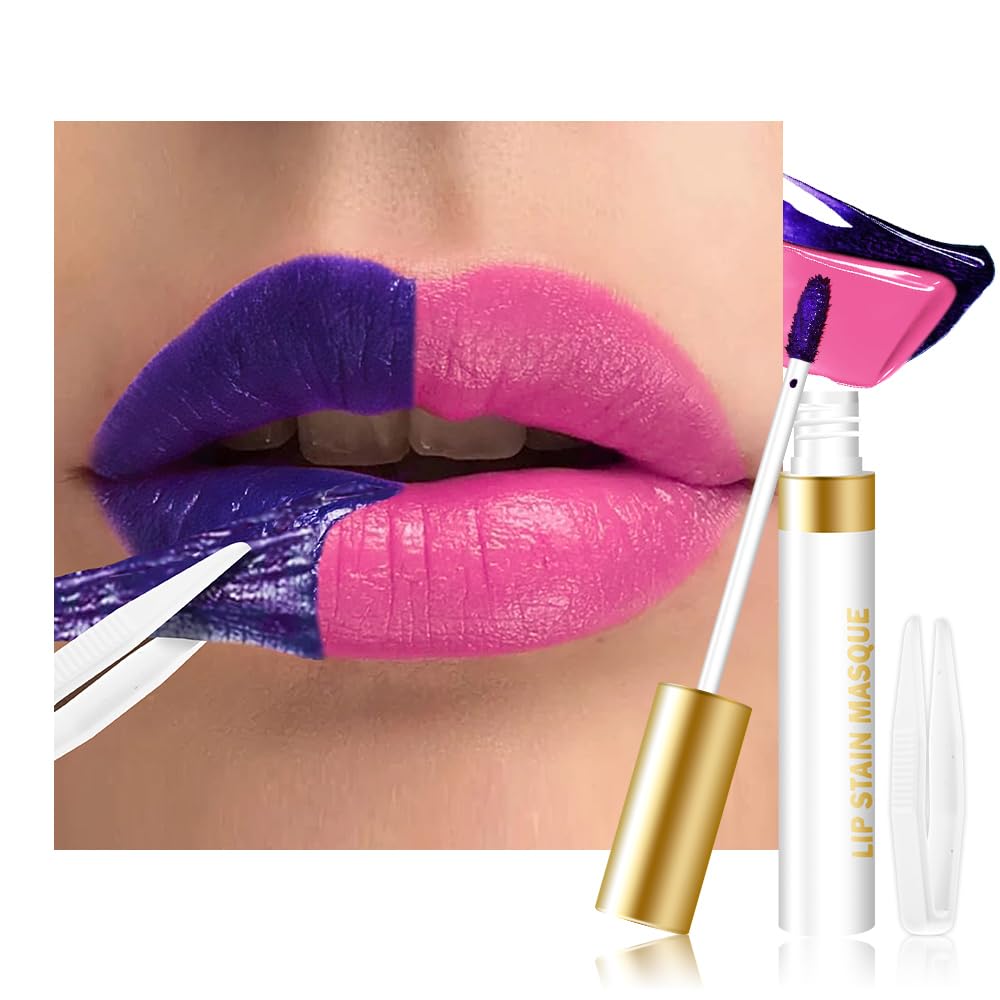 Peachy Rosee Peel Off Lip Stain Tints - Long Lasting Matte Lipstick | Waterproof, High Pigmented, 24-Hour Wear, 08