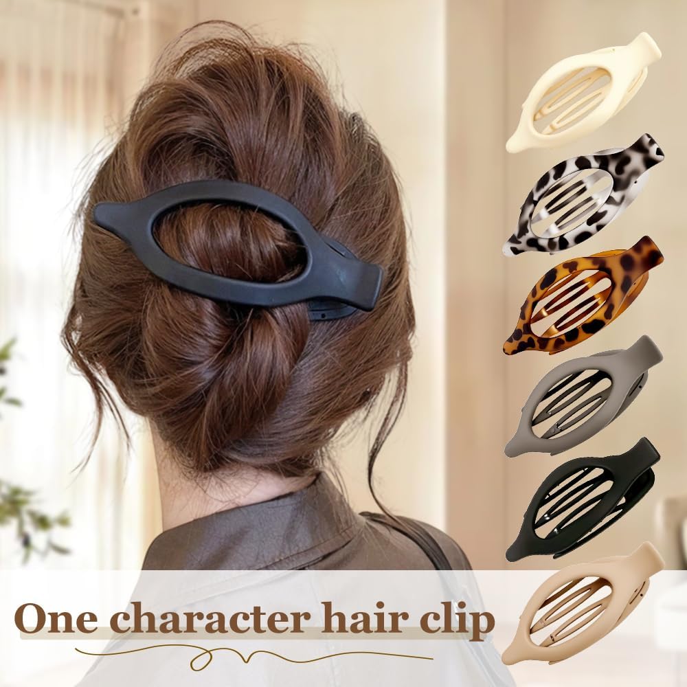 Flat Hair Clips for Women - 3PCS No-Slip Grip Claw & Duckbill Styling Accessories | Perfect for Thick or Thin Hair