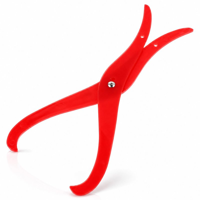 POPETPOP Clay Sculpture Measuring Tool- 6 Inch Red Clay Sculpture Plastic Tool Pottery Clay Tool Bent Leg Ceramic Carving Tool for Pottery Gauge Shaping and Carving