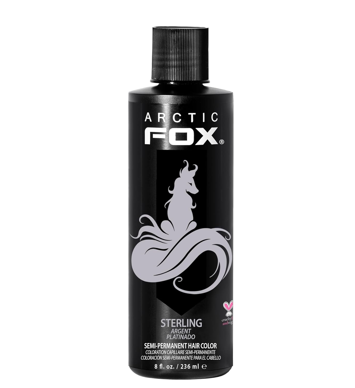 Arctic Fox Semi-Permanent Hair Dye - Vibrant Purple AF Color | Vegan, Ammonia-Free, 4 Fl Oz