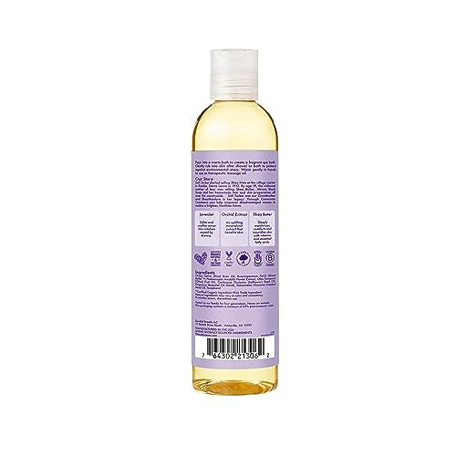 SheaMoisture Lavender & Wild Orchid Body Oil - Calming Moisturizer for Sensitive Skin, 8 oz