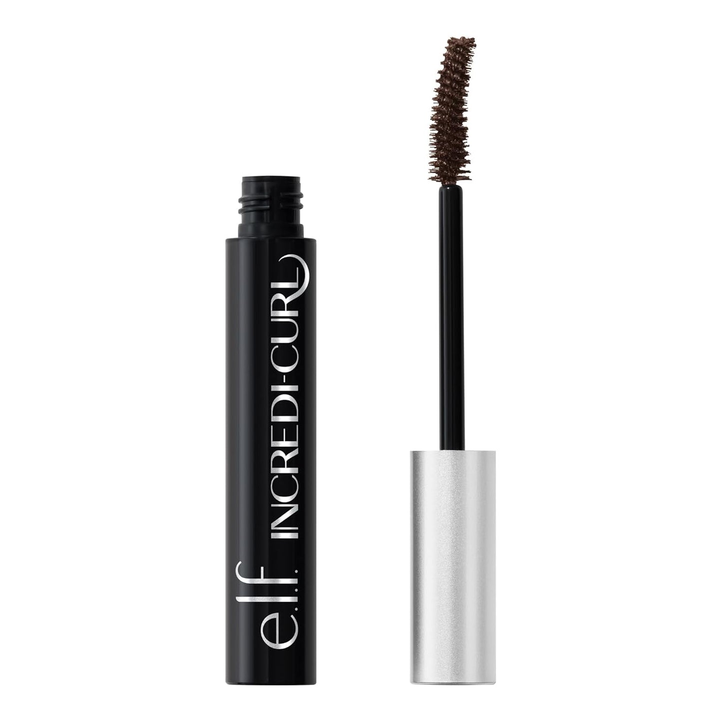 e.l.f. Incredi-Curl Mascara - Volumizing & Smudge-Resistant Formula | Bold Lifted Curl in Dark Brown