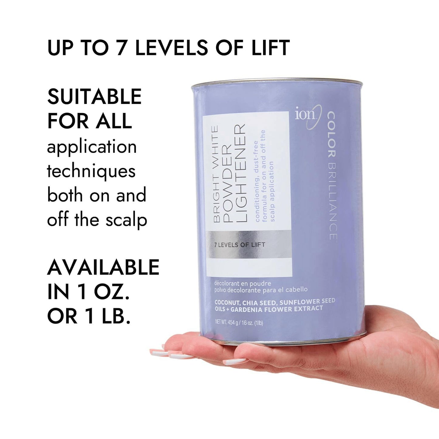 Bright White Powder Lightener - Ion 1 lb for Vibrant Hair Color