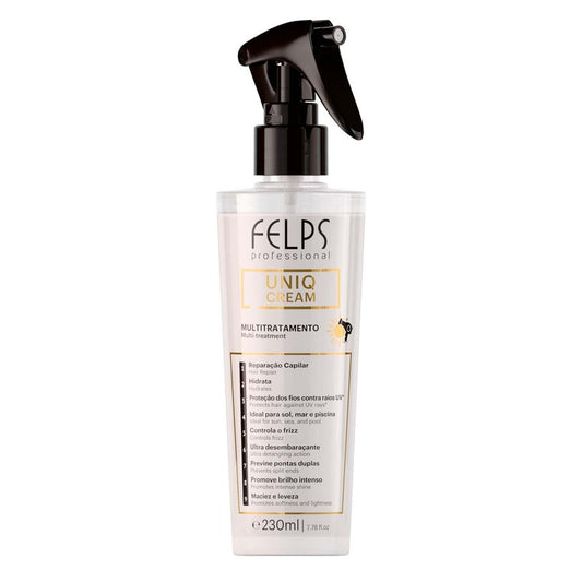 Felps Brazilian Keratin 9-in-1 Leave-In Hair Treatment Rebuilds, Hydrates Damaged Hair, Control frizz & Humidity, Easing Detangling, Speeding up brushing, Adding shine, and preventing split ends