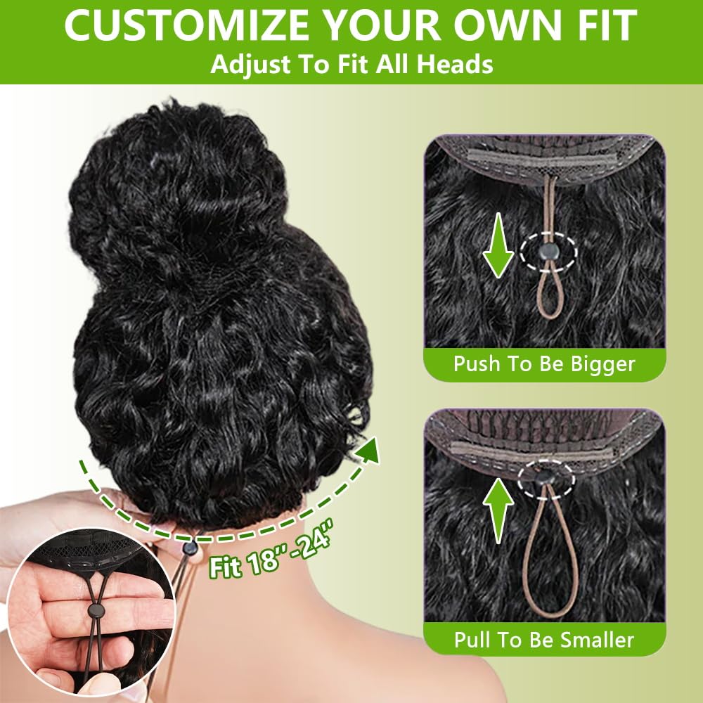 30 Inch Balayage Glueless Human Hair Wig - Pre Plucked HD Lace Front, Ombre Deep Wave, 210 Density | FB/30