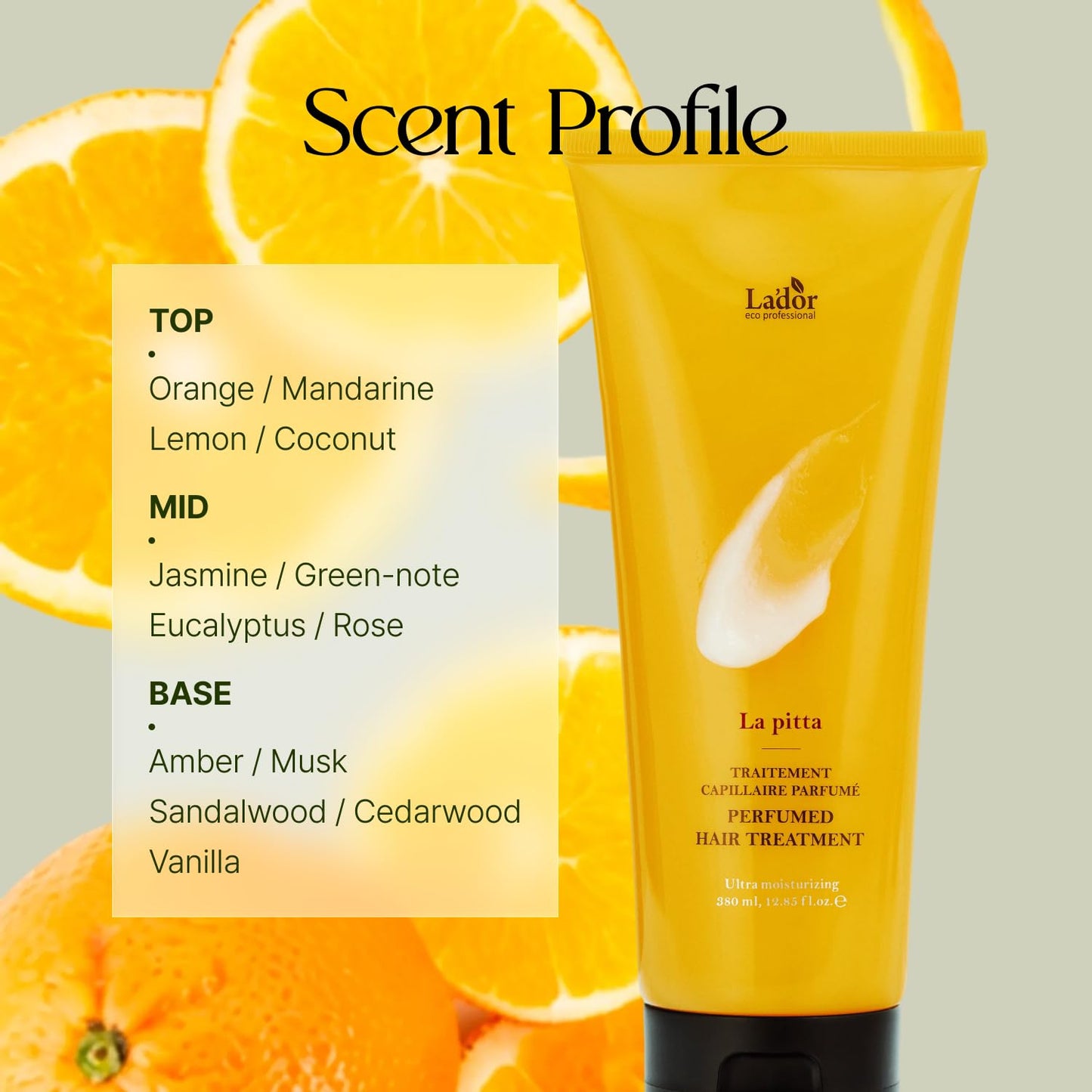LA’DOR Hair Treatment Mask - Nourishing Protein & Ceramides for Damaged Hair | 12.85 Fl Oz (380ml)