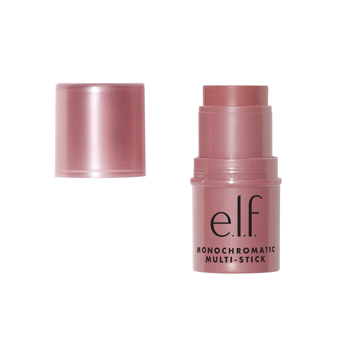 e.l.f. Monochromatic Multi Stick - Creamy Blendable Color for Eyes, Lips & Cheeks | Bronzed Cherry, Travel-Sized 0.17 Oz
