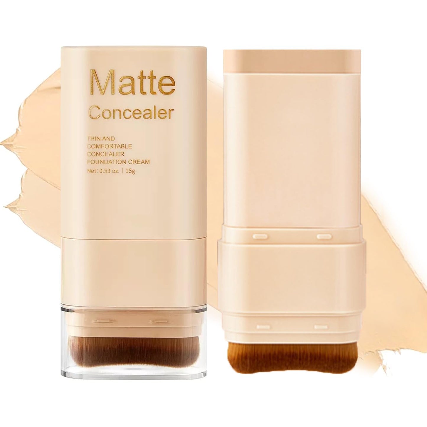 Skin Tint Foundation Stick - Full Coverage Tinted Moisturizer with SPF | Dewy Finish #02