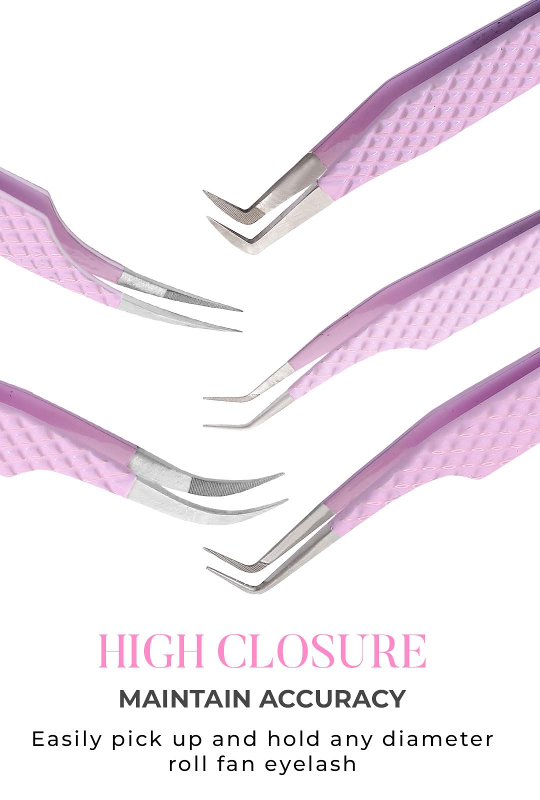 Fiber Tip Lash Tweezers For Eyelash Extension Tweezers Professional
