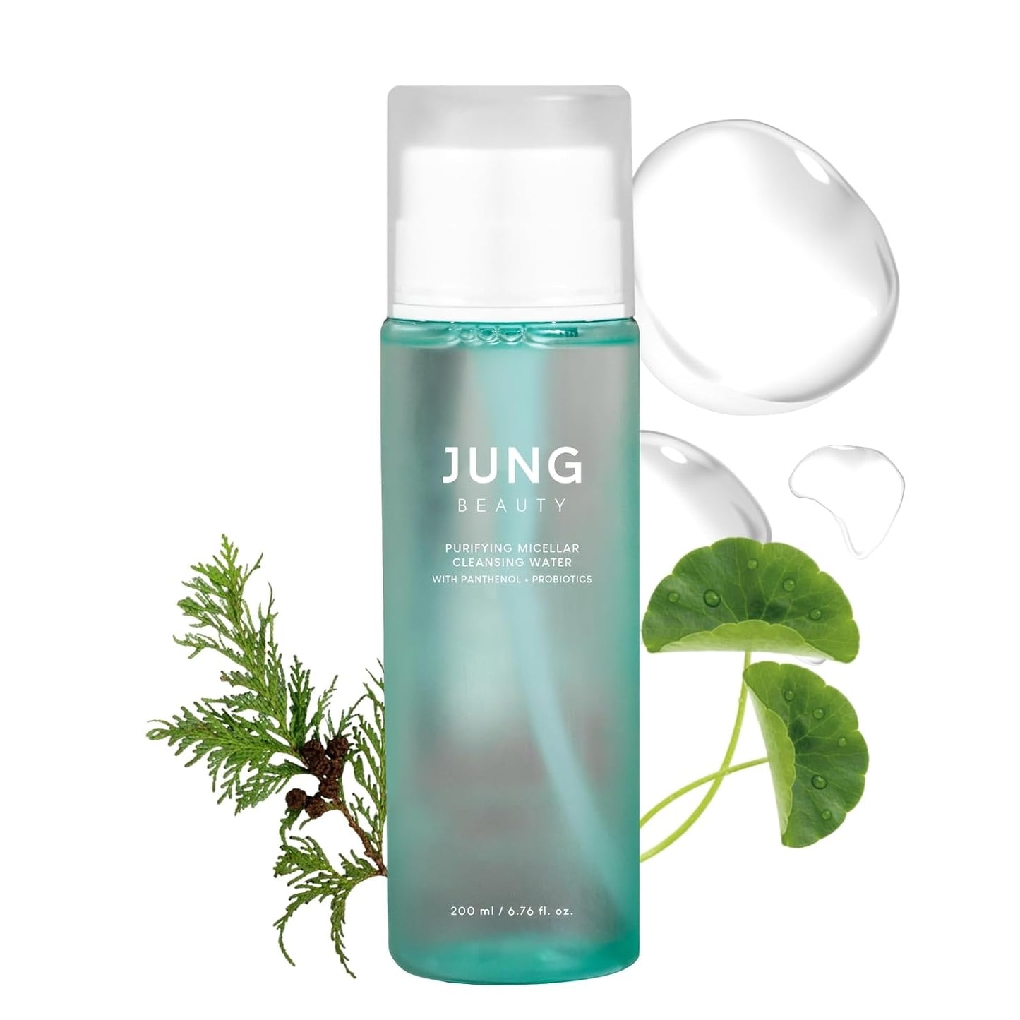 Purifying Micellar Cleansing Water - Gentle Makeup Remover with Panthenol & Probiotics | 200ml (6.76 fl oz) for Sensitive Skin