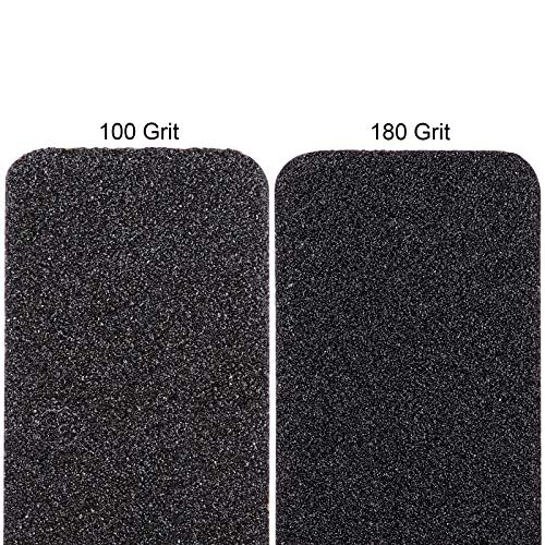PANA 10PCS Jumbo Double Sided Nail Files - 100/180 Grit
