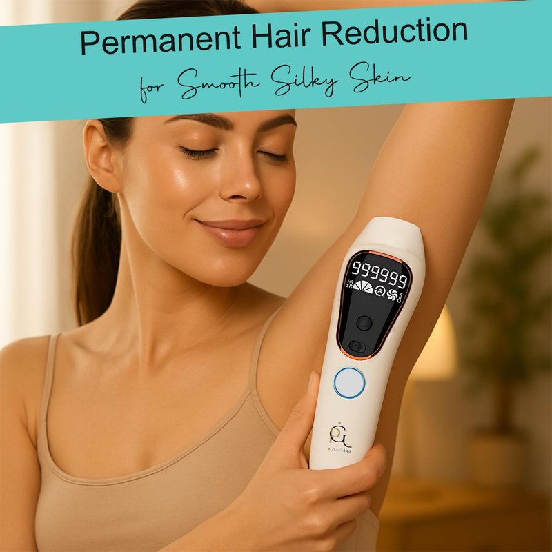 Pure Glide IPL Hair Removal Device for Women & Men, At-Home Hair Removal for Face, Legs, Arms & Bikini Line, Long-Lasting Hair Reduction, 999,999 Flashes, Painless & Easy to Use