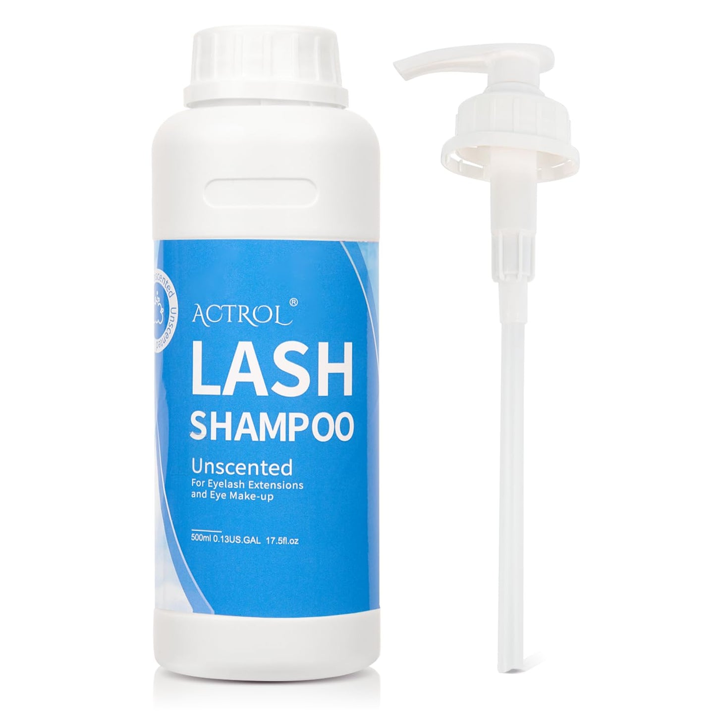 Eyelash Extension Cleanser - Natural Aloe Foaming Shampoo 60ML | Paraben & Sulfate Free, Non-Irritating